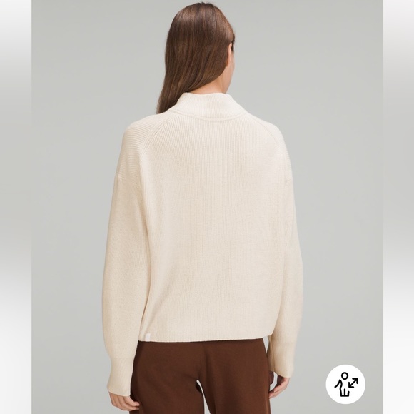 Lululemon Merino Wool-Blend Ribbed Turtleneck Sweater - Picture 3 of 5